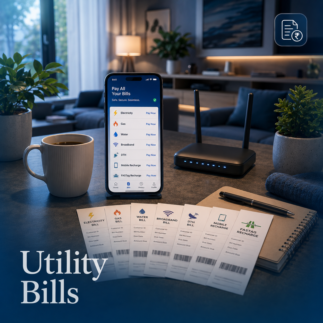 utility bills